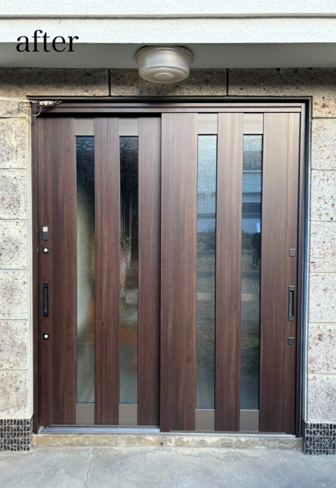 リフォーム玄関引戸
